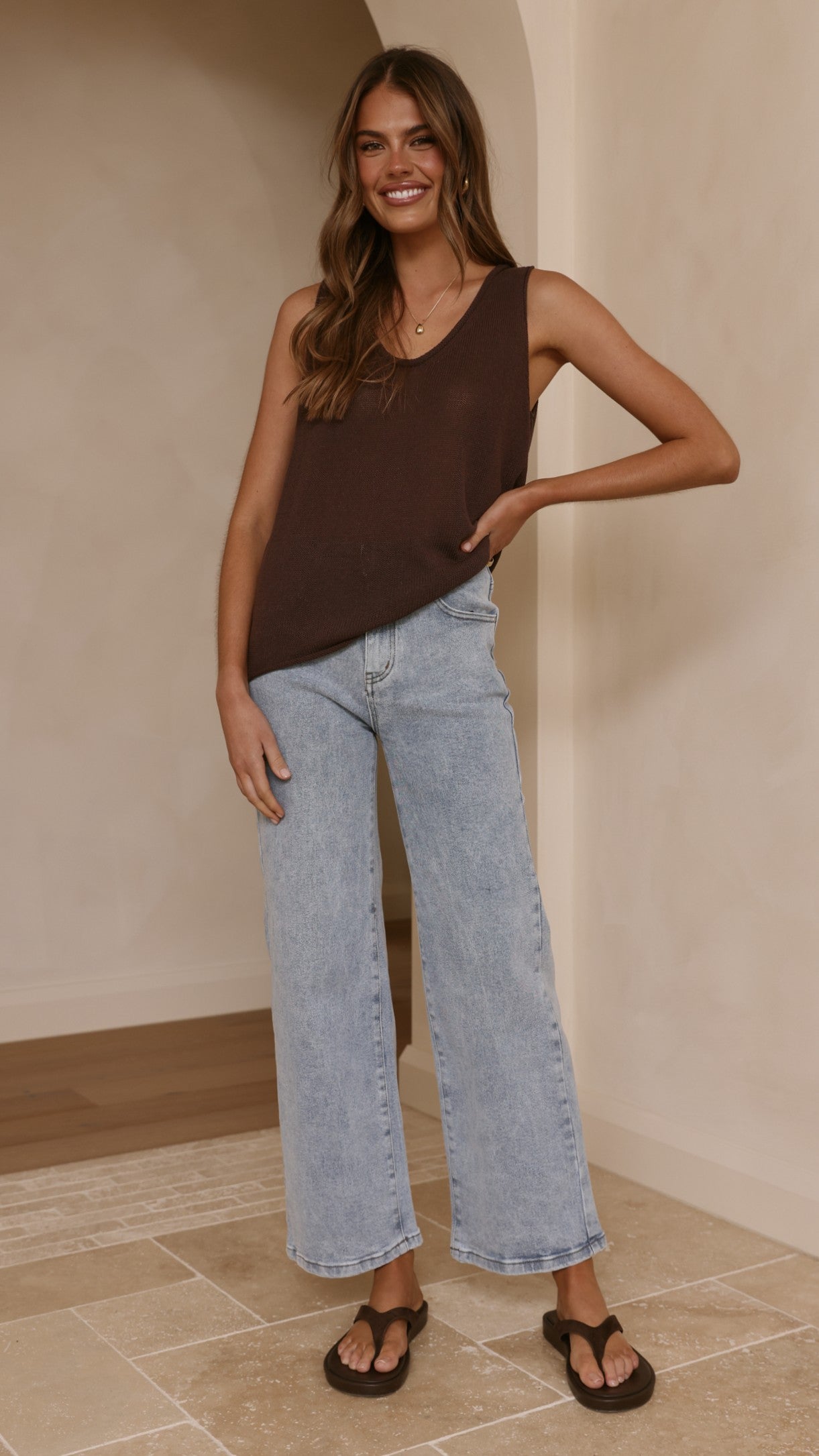 Vinnie Straight Leg Jeans - Light Blue - Billy J