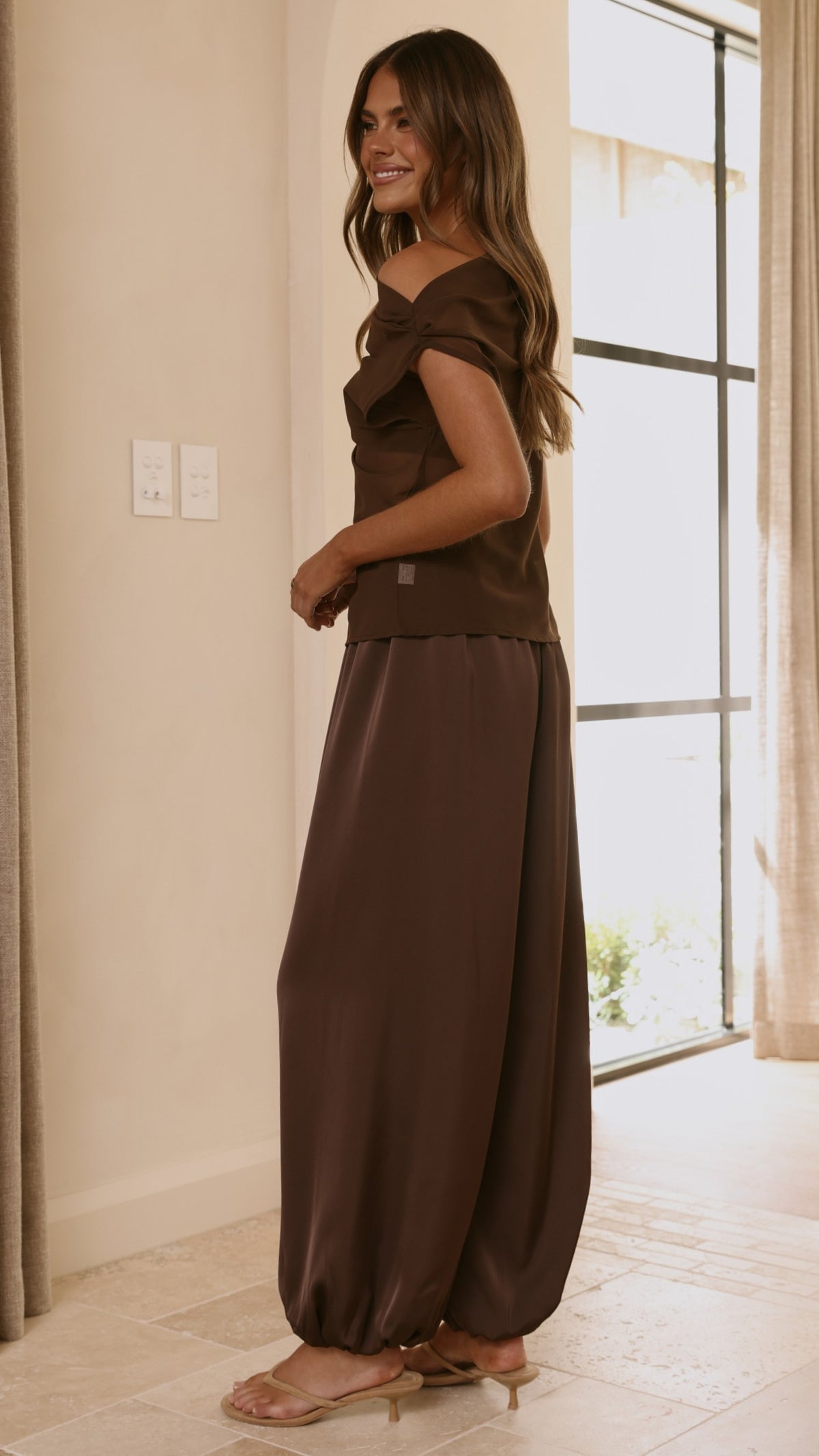 Ariella Pants - Chocolate - Billy J