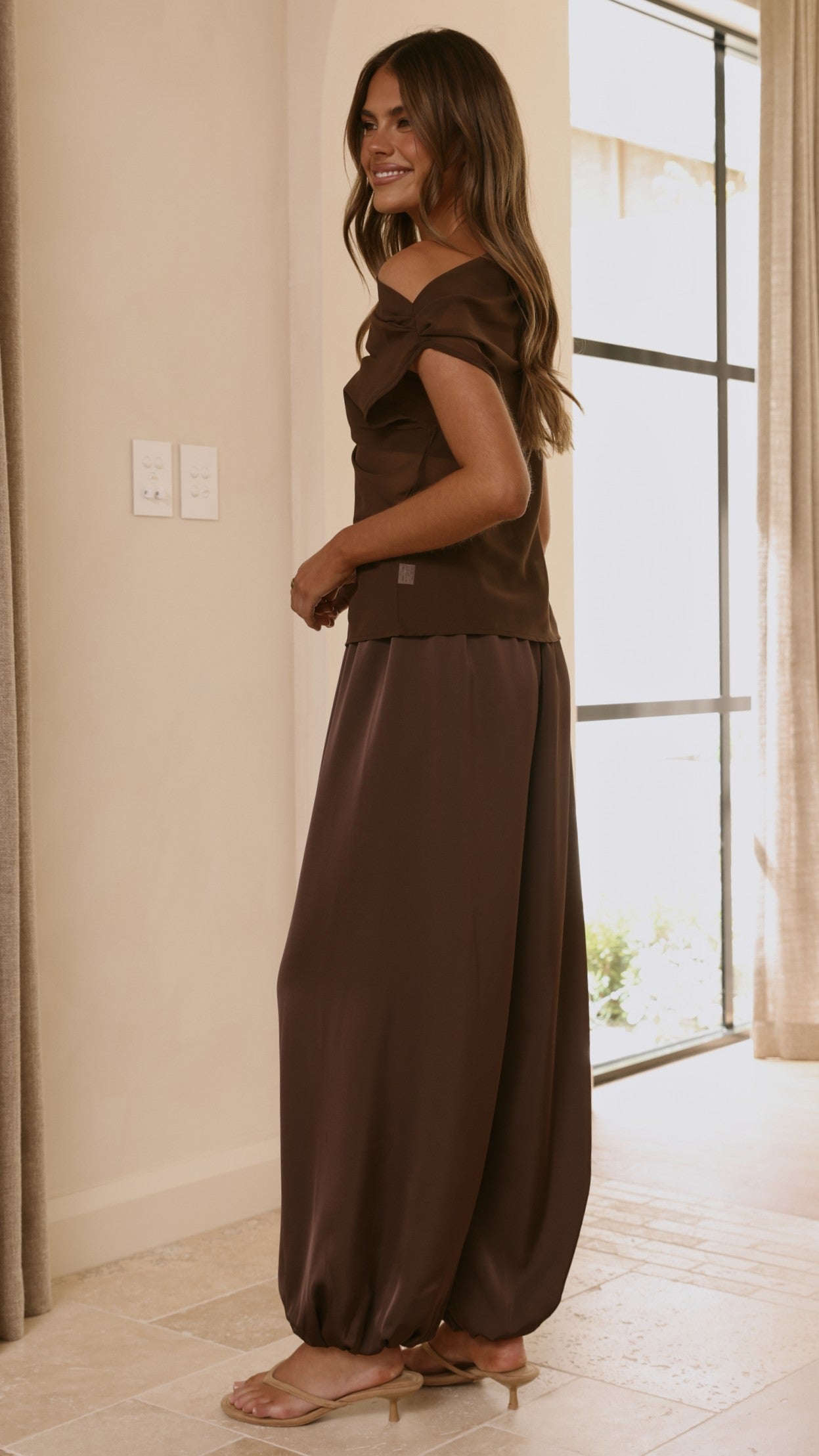 Ariella Pants - Chocolate - Billy J