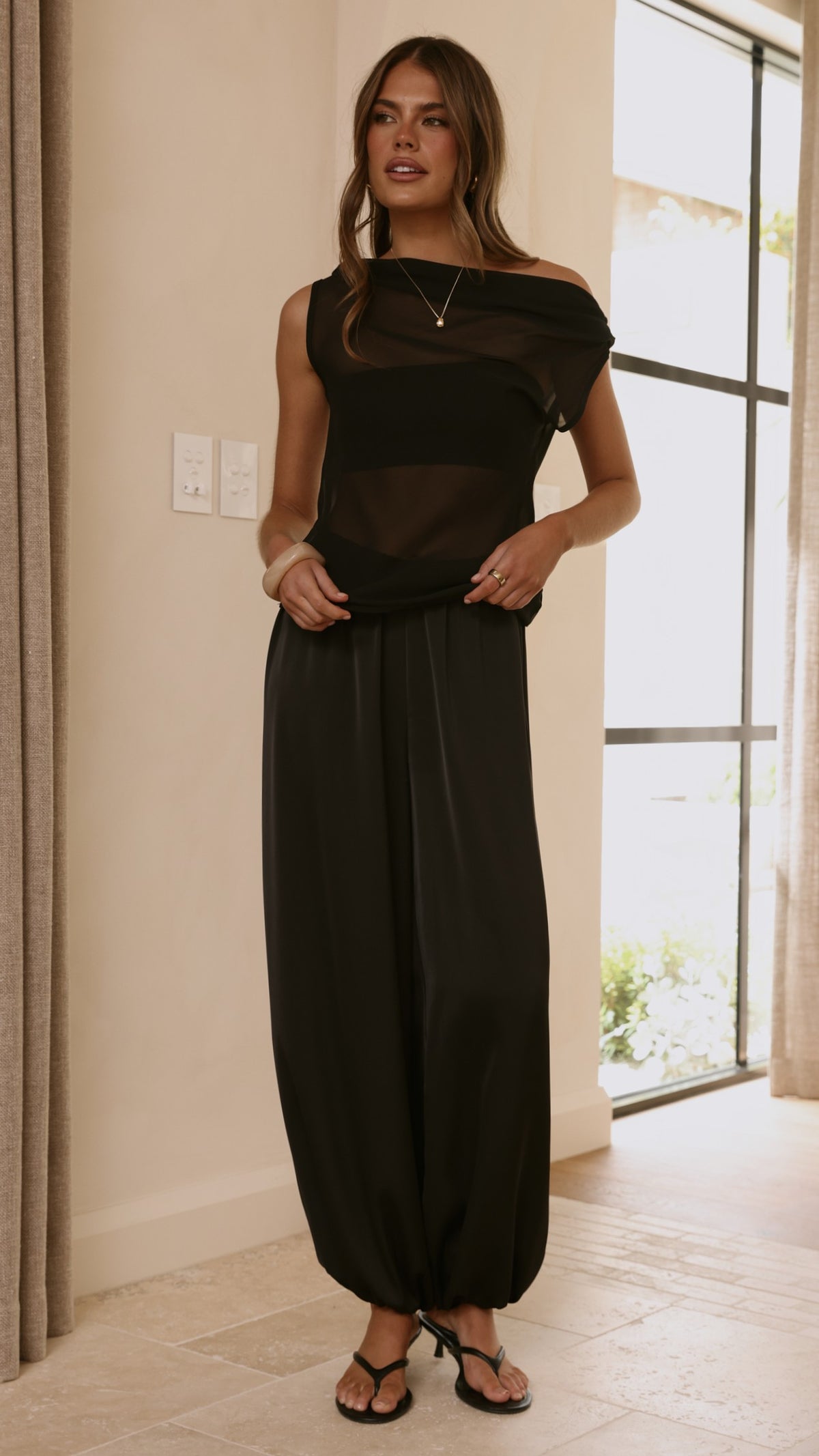 Ariella Pants - Black - Billy J
