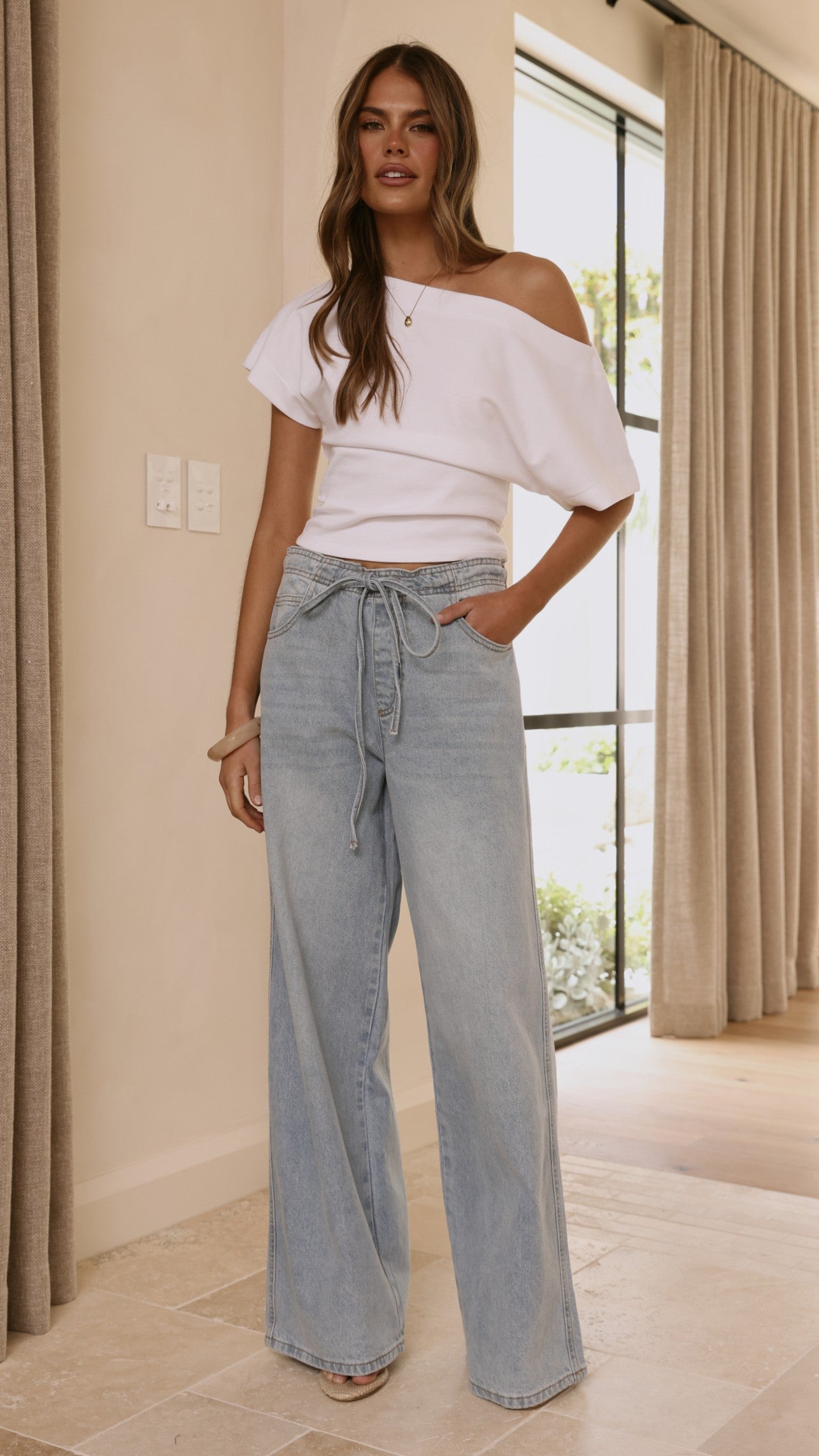 Jara Top - White - Billy J