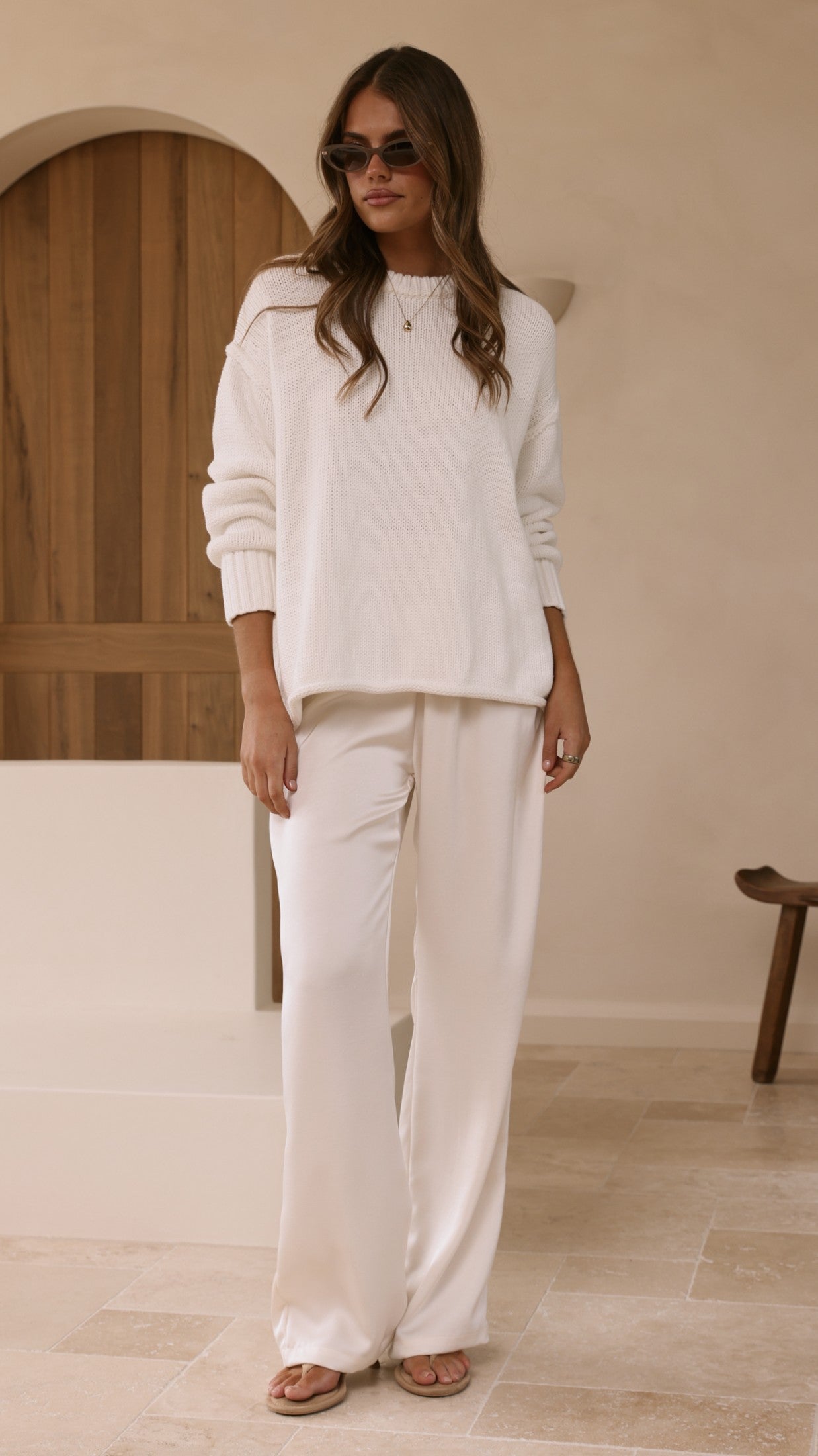 Jase Knit - White - Billy J