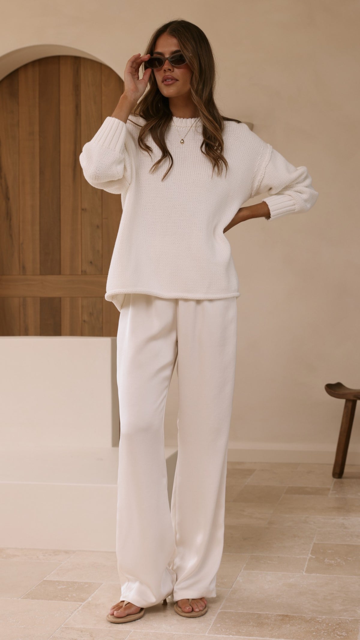 Jase Knit - White - Billy J