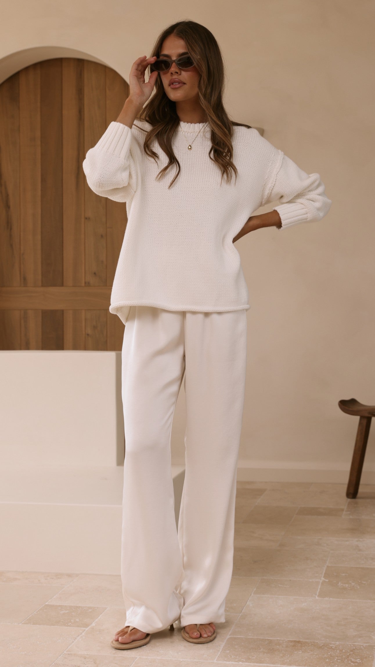 Jase Knit - White - Billy J