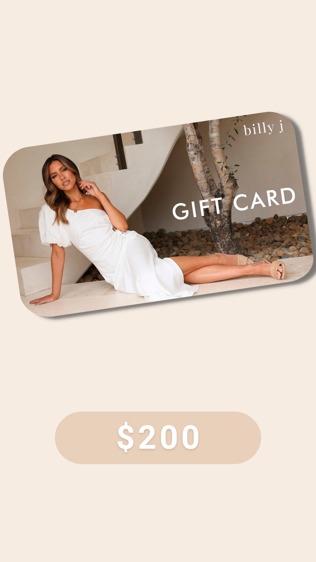 Gift Card - $200 - Billy J