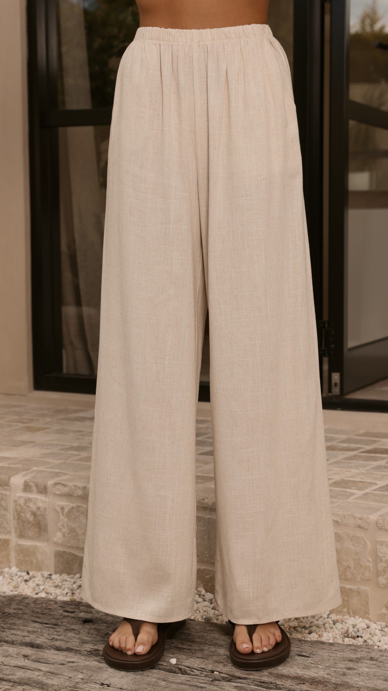 Maison Strapless Top & Pants Set - Oat - Billy J