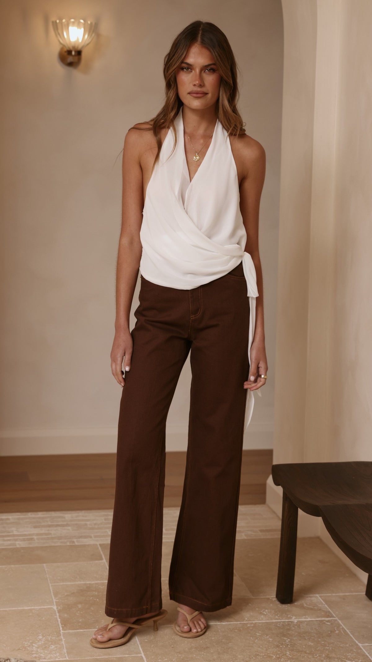 Badru Straight Leg Jeans - Chocolate Denim - Billy J