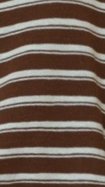 Harla Long Sleeve Top & Shorts Set - Brown/Blue Stripe - Billy J