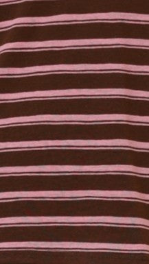 Harla Long Sleeve Top & Shorts Set - Pink/Brown Stripe - Billy J