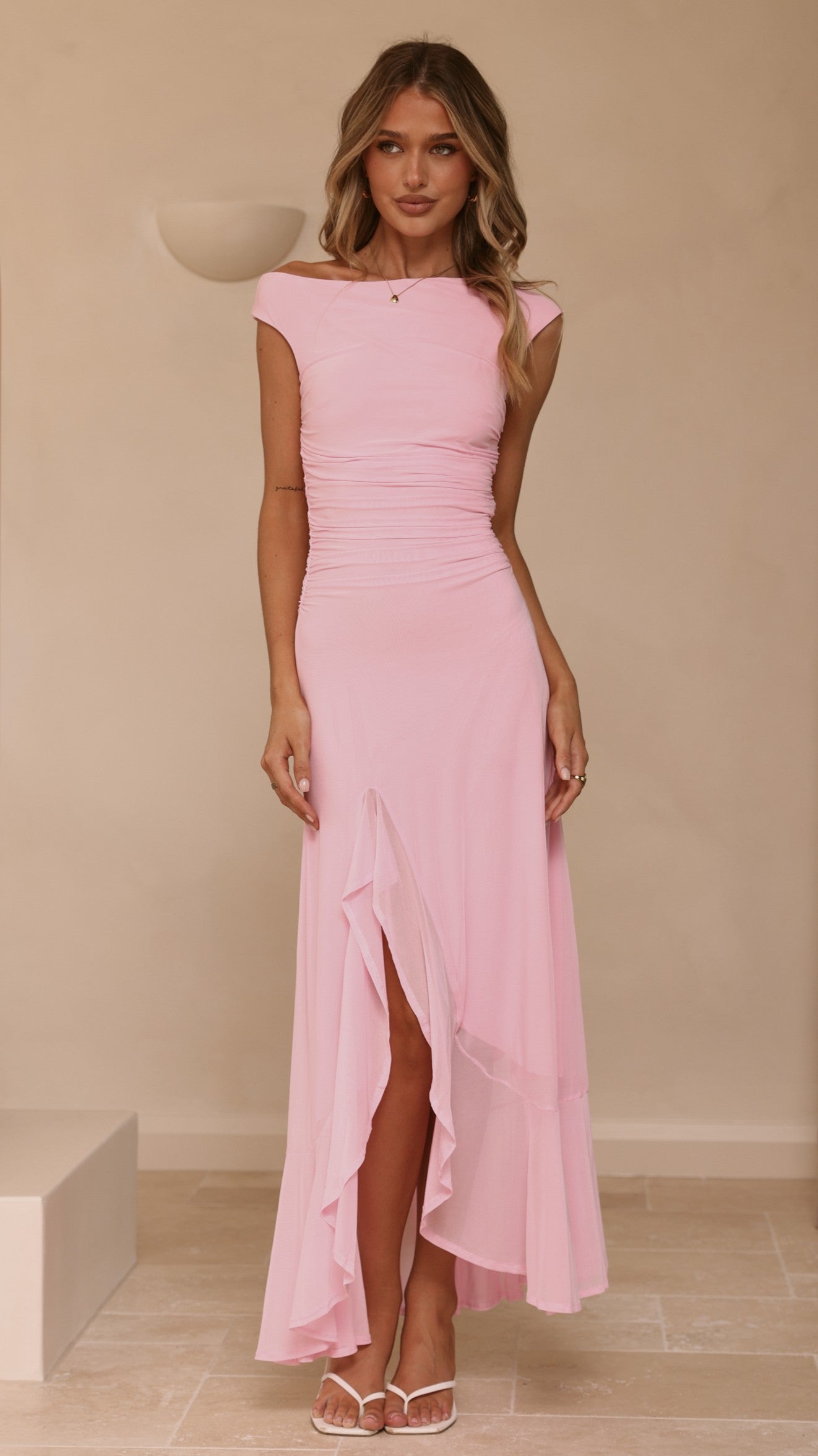 Sareiah Maxi Dress - Pink - Billy J