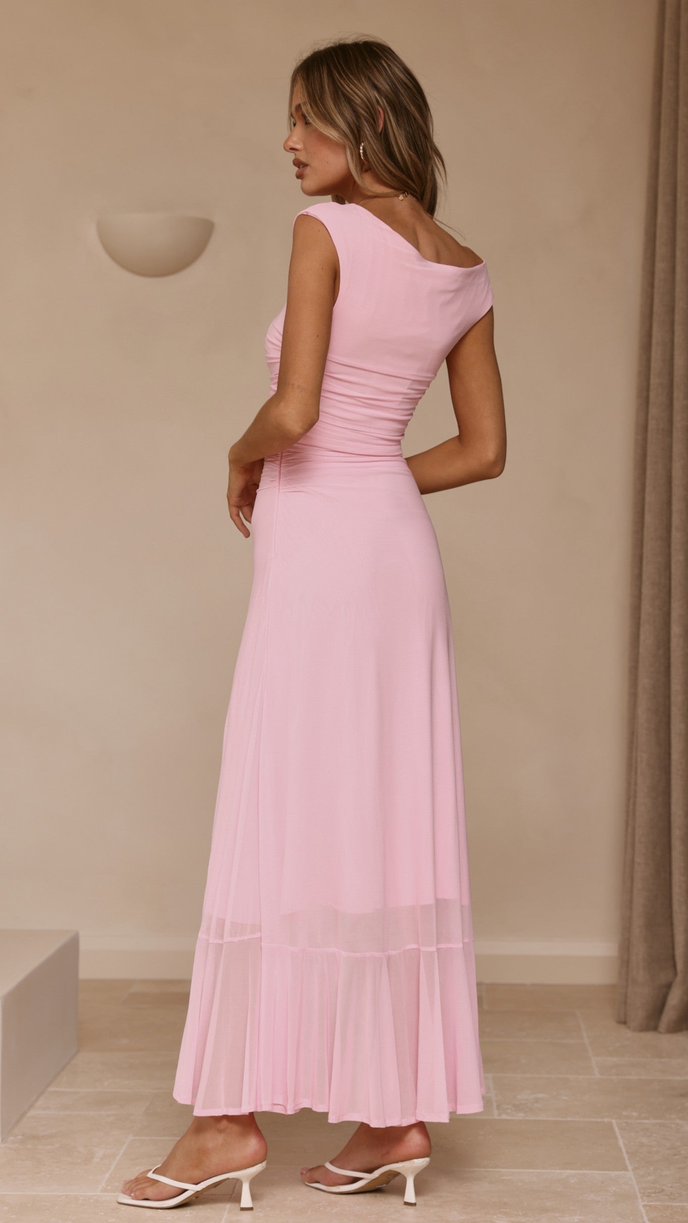 Sareiah Maxi Dress - Pink - Billy J