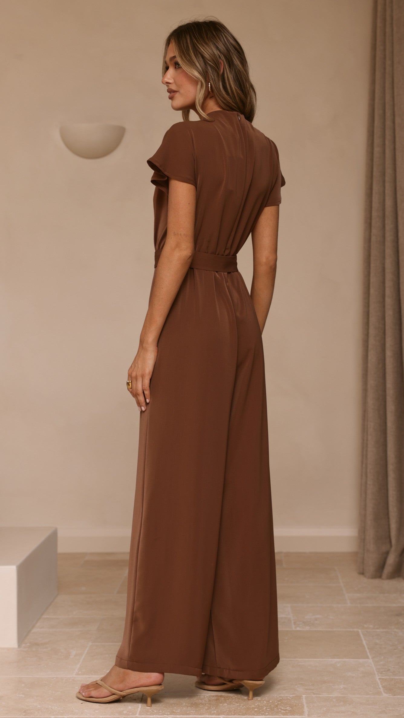 Demitra Jumpsuit - Brown - Billy J