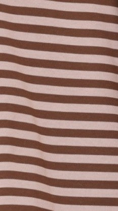 Solana Long Sleeve Top - Pink/Choc Stripe - Billy J