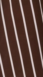 Vanessa Oversized Mini Dress - Brown Stripe - Billy J