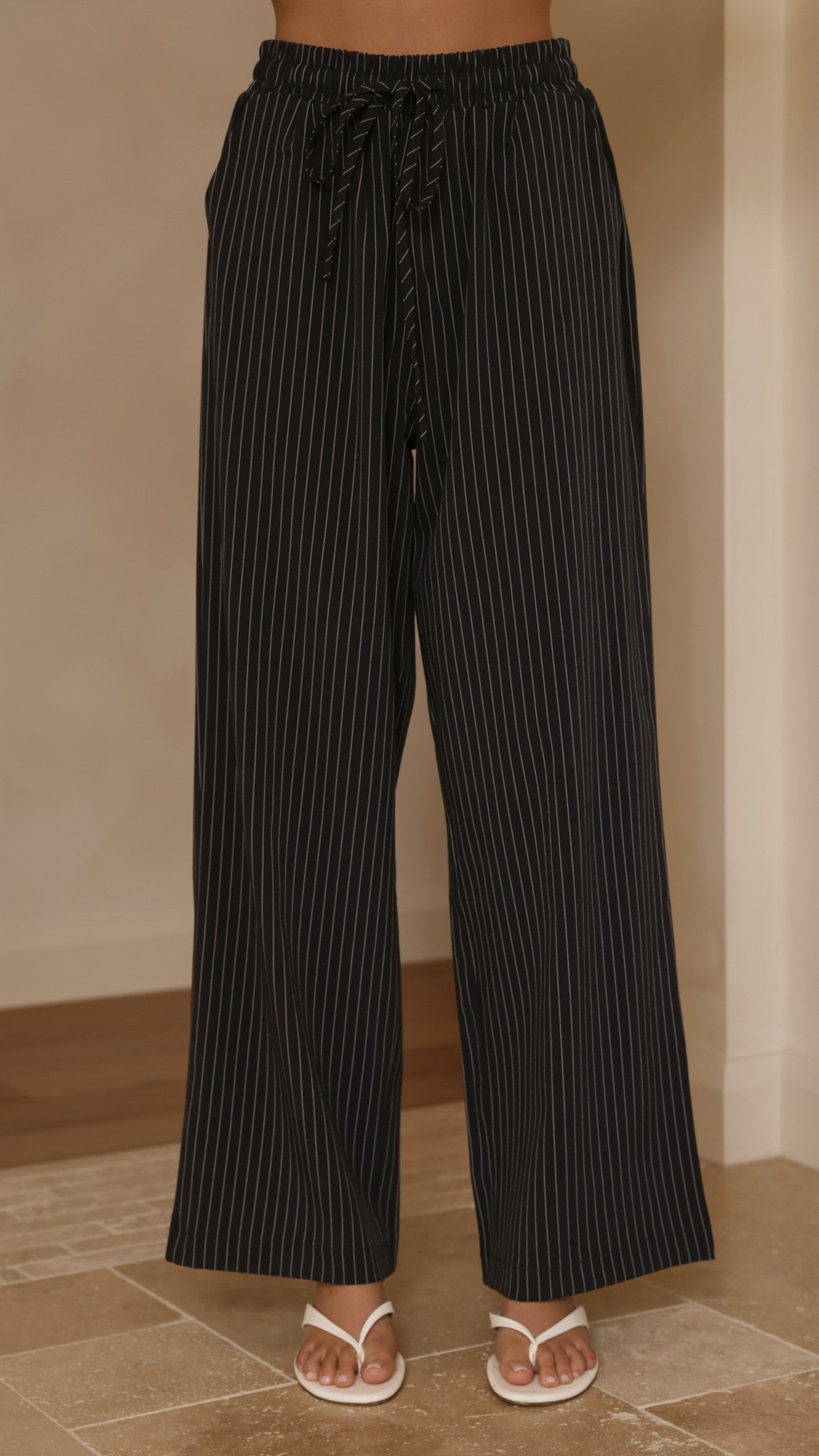Zaila Pants - Navy/White Stripe - Billy J