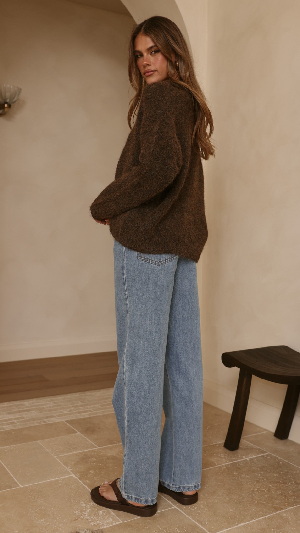 Kouvr Knit Sweater - Brown - Billy J