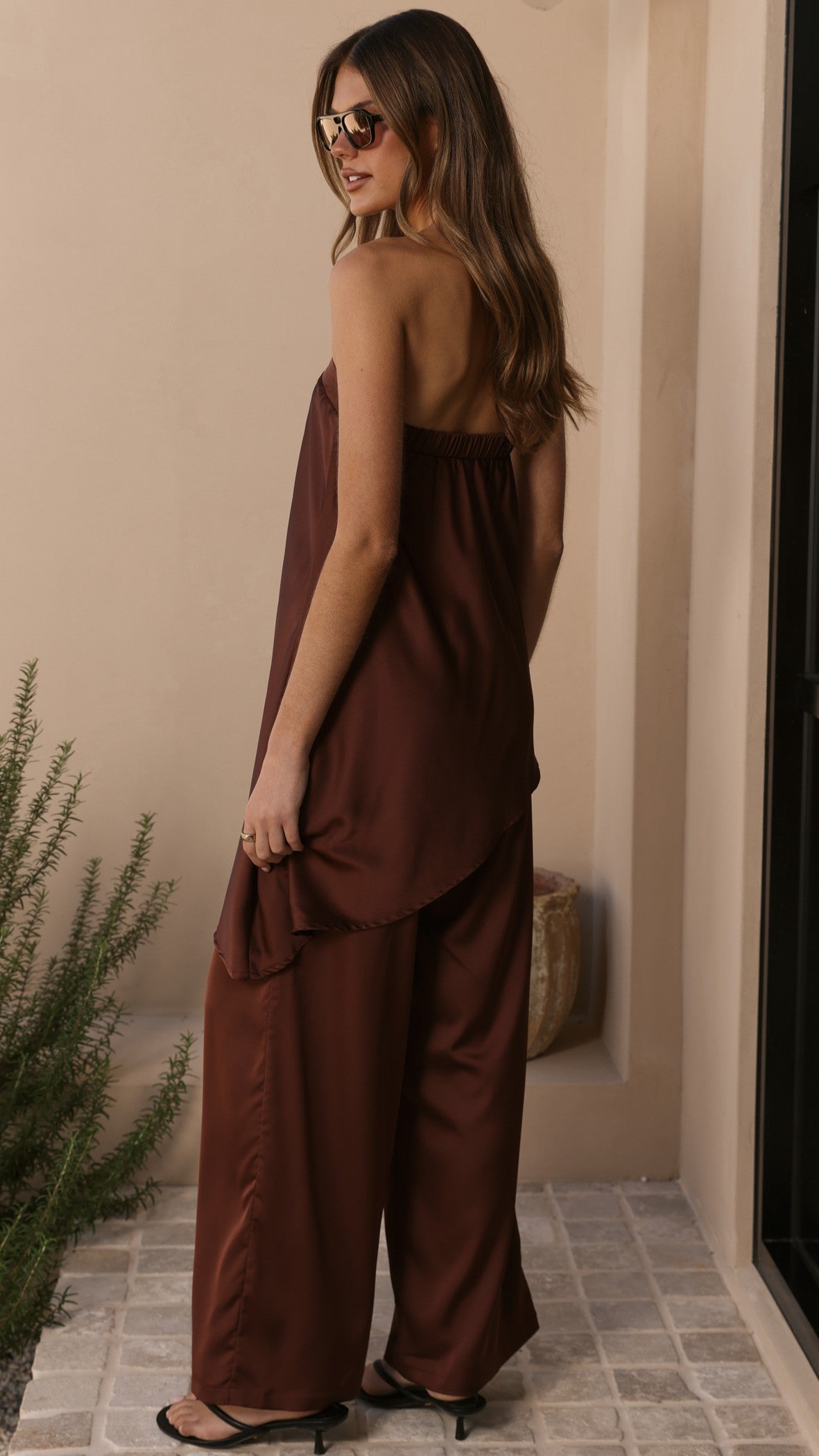 Tova Pants - Chocolate - Billy J