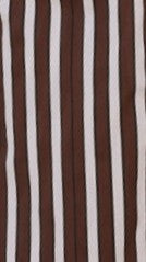 Arli Button Up Shirt - Brown/White Stripe - Billy J