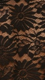 Jemima Button Up Shirt - Black Lace - Billy J