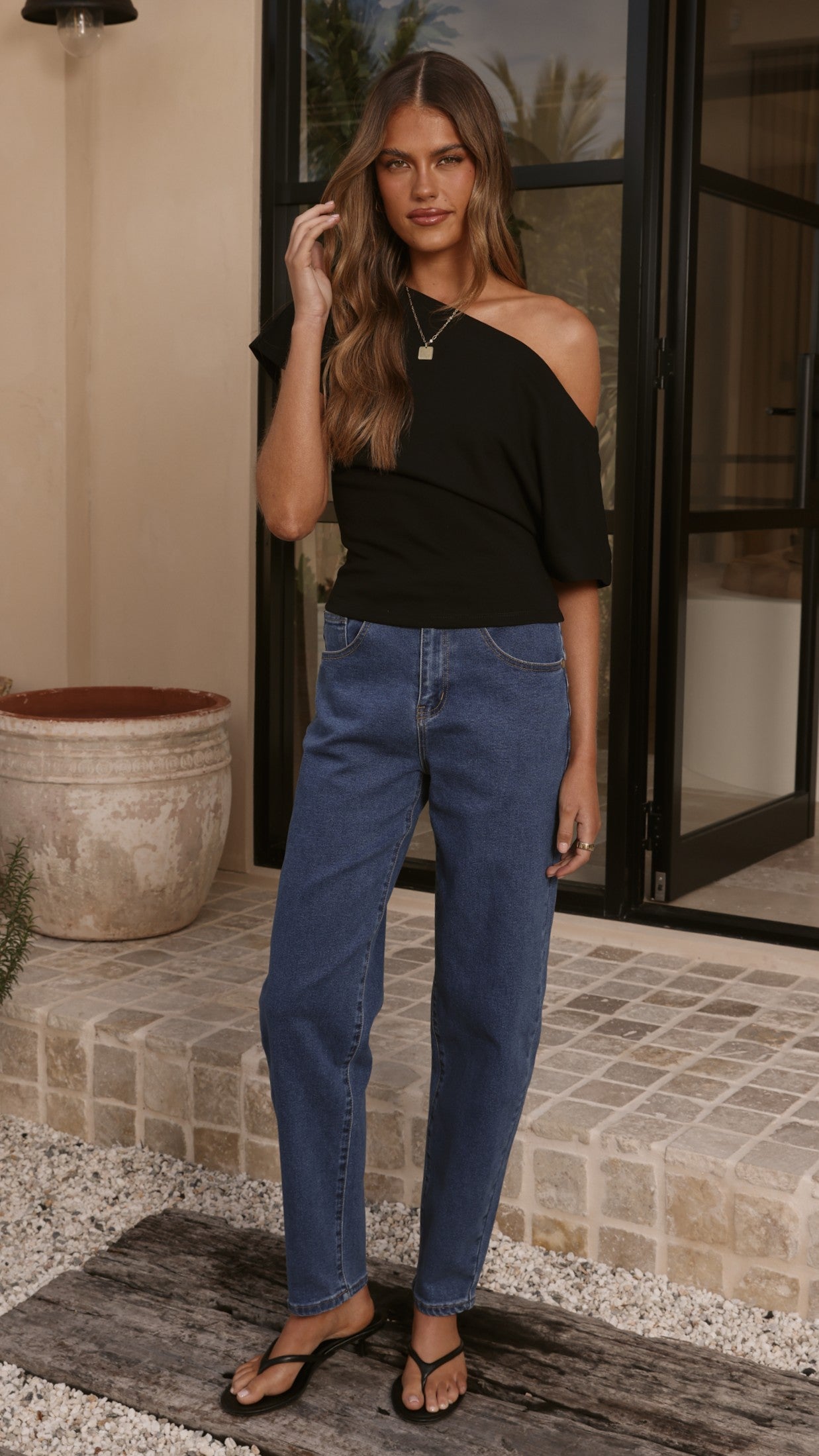 Clove Barrel Jeans - Dark Denim - Billy J