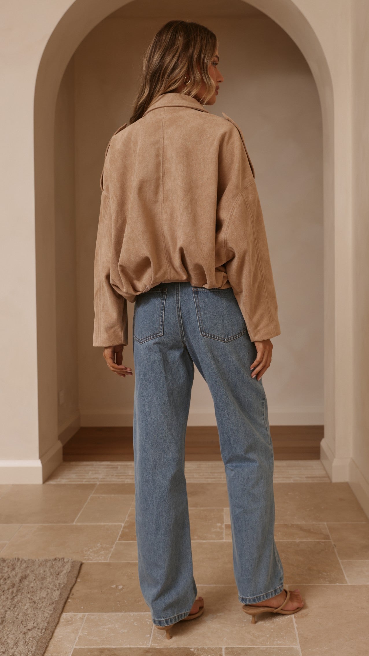 Leela Bomber Jacket - Camel - Billy J