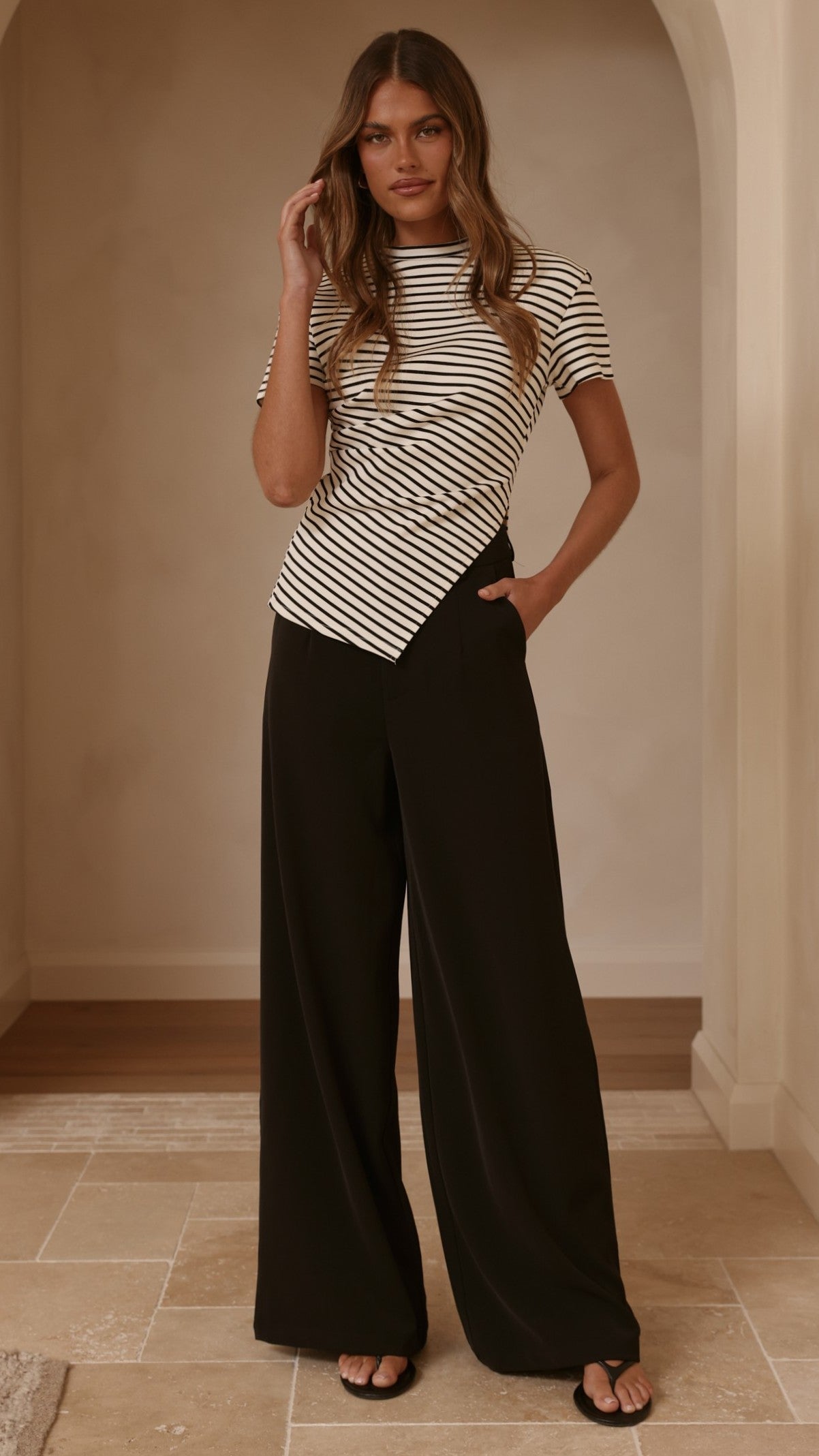 Maeva Tailored Pants - Black - Billy J
