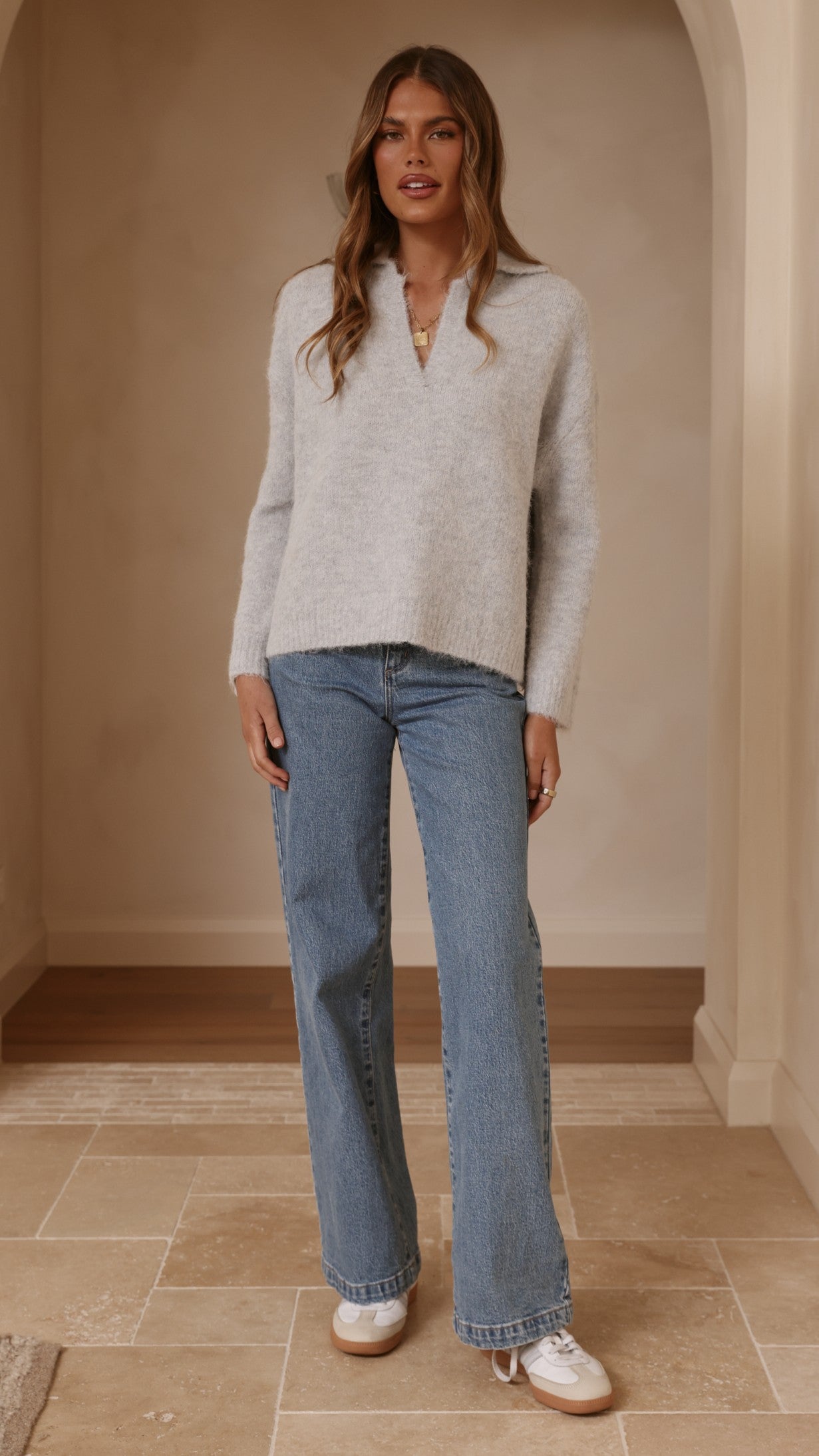 Kouvr Knit Sweater - Grey - Billy J