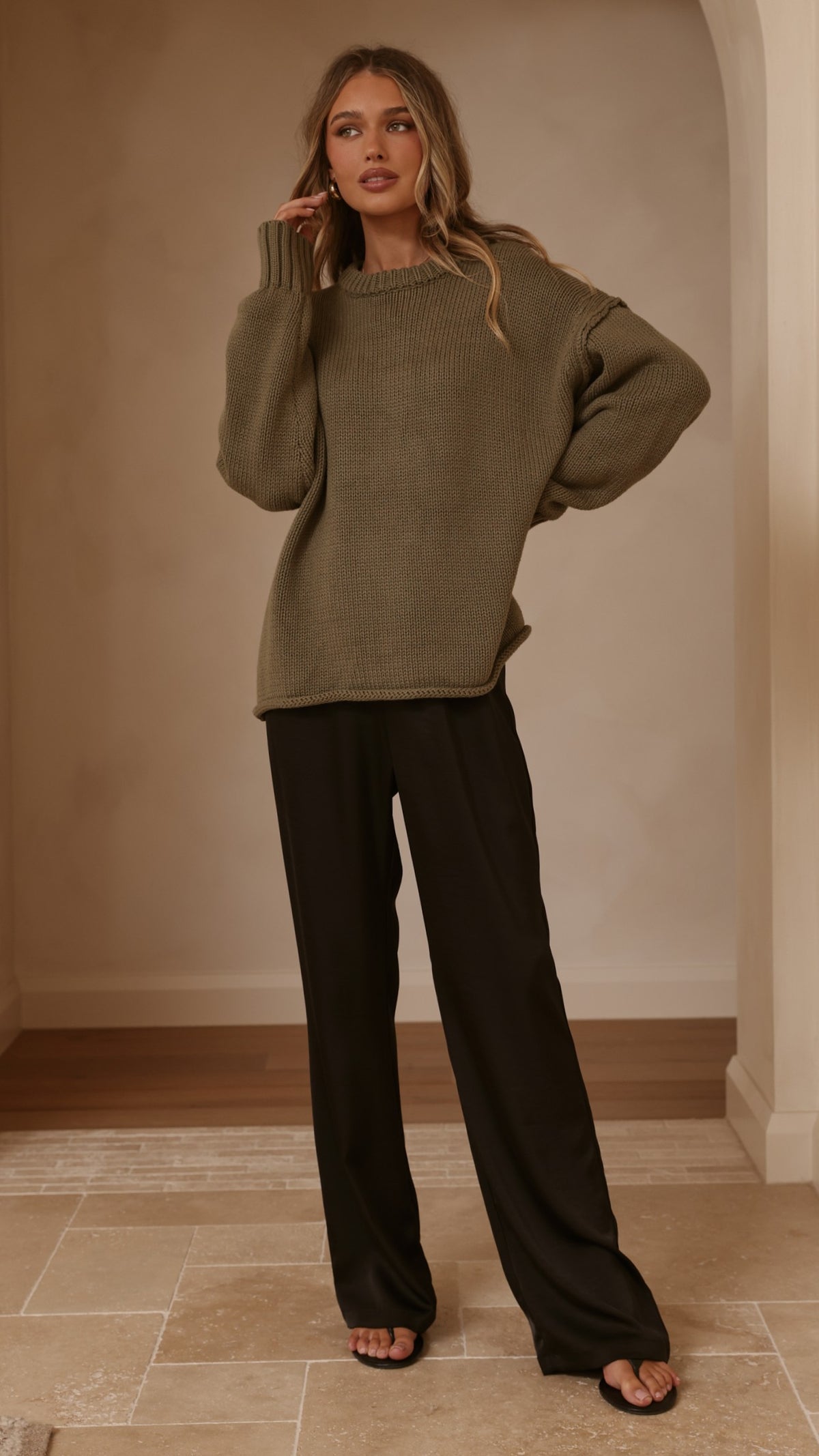 Jase Knit - Khaki - Billy J