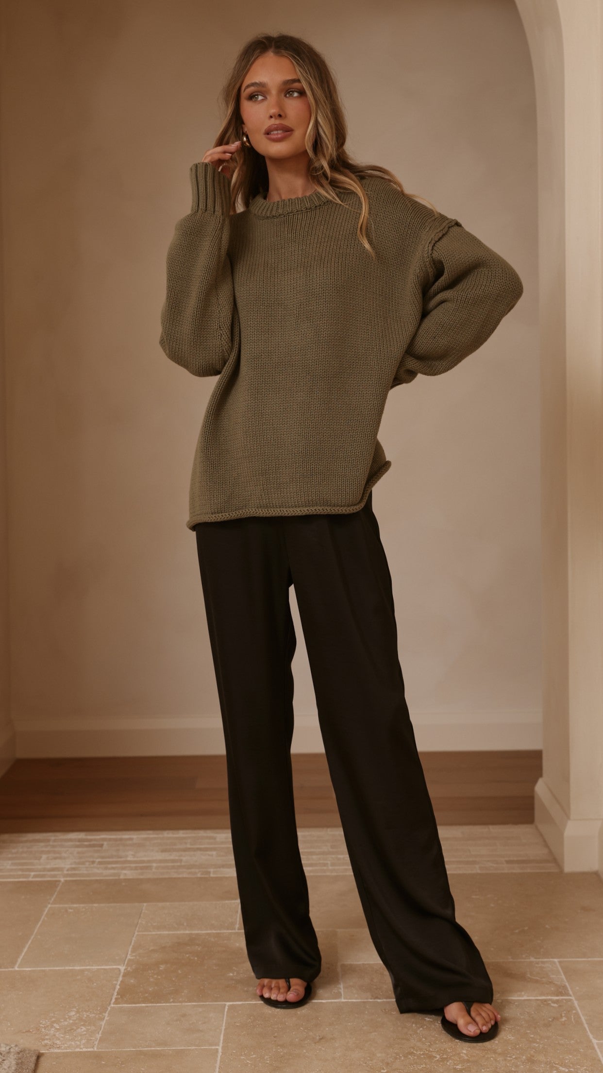 Jase Knit - Khaki - Billy J