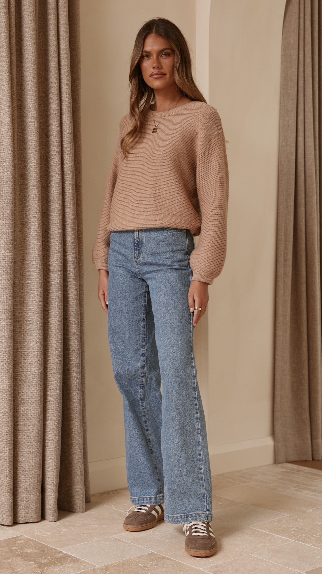 Carmel Knit - Tan - Billy J