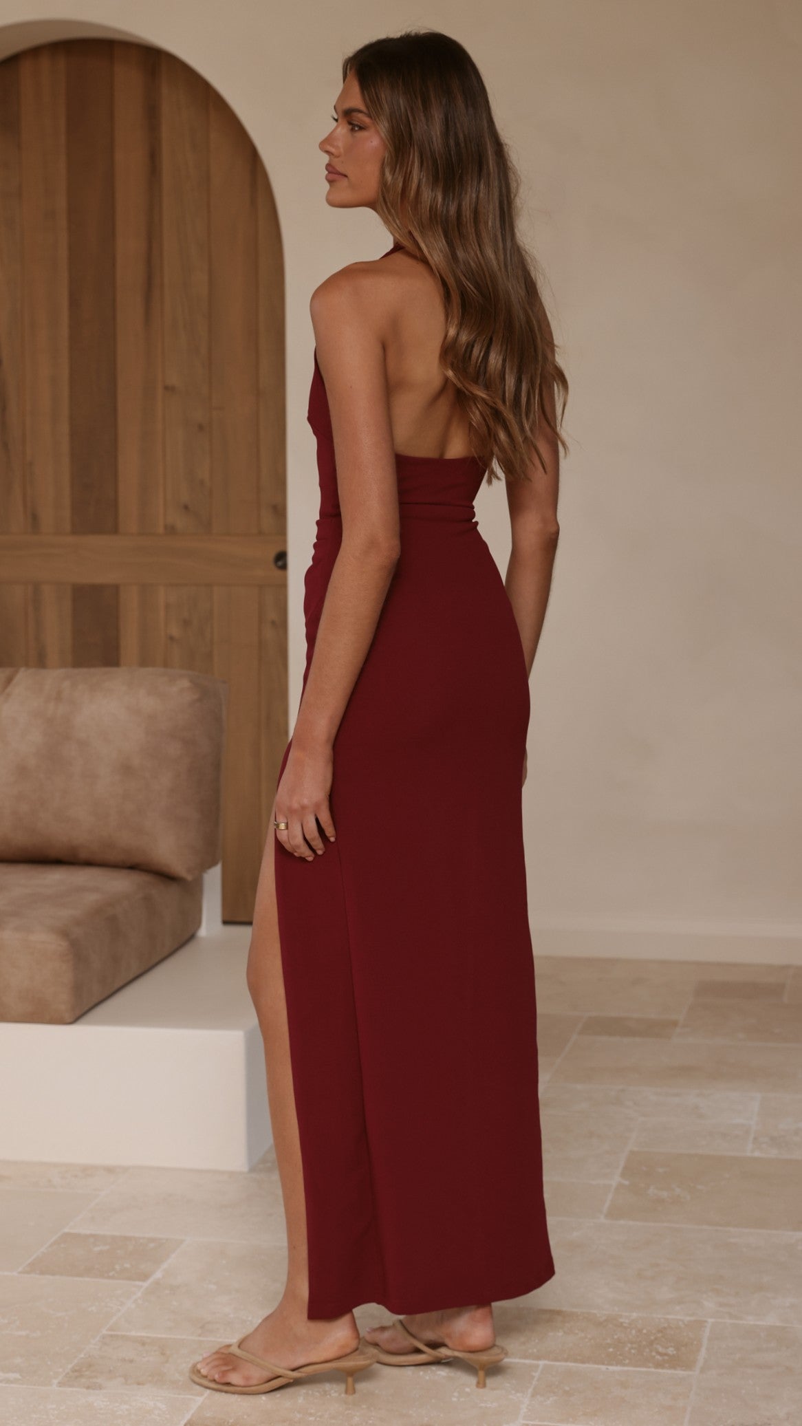 Jessica Maxi Dress - Wine - Billy J