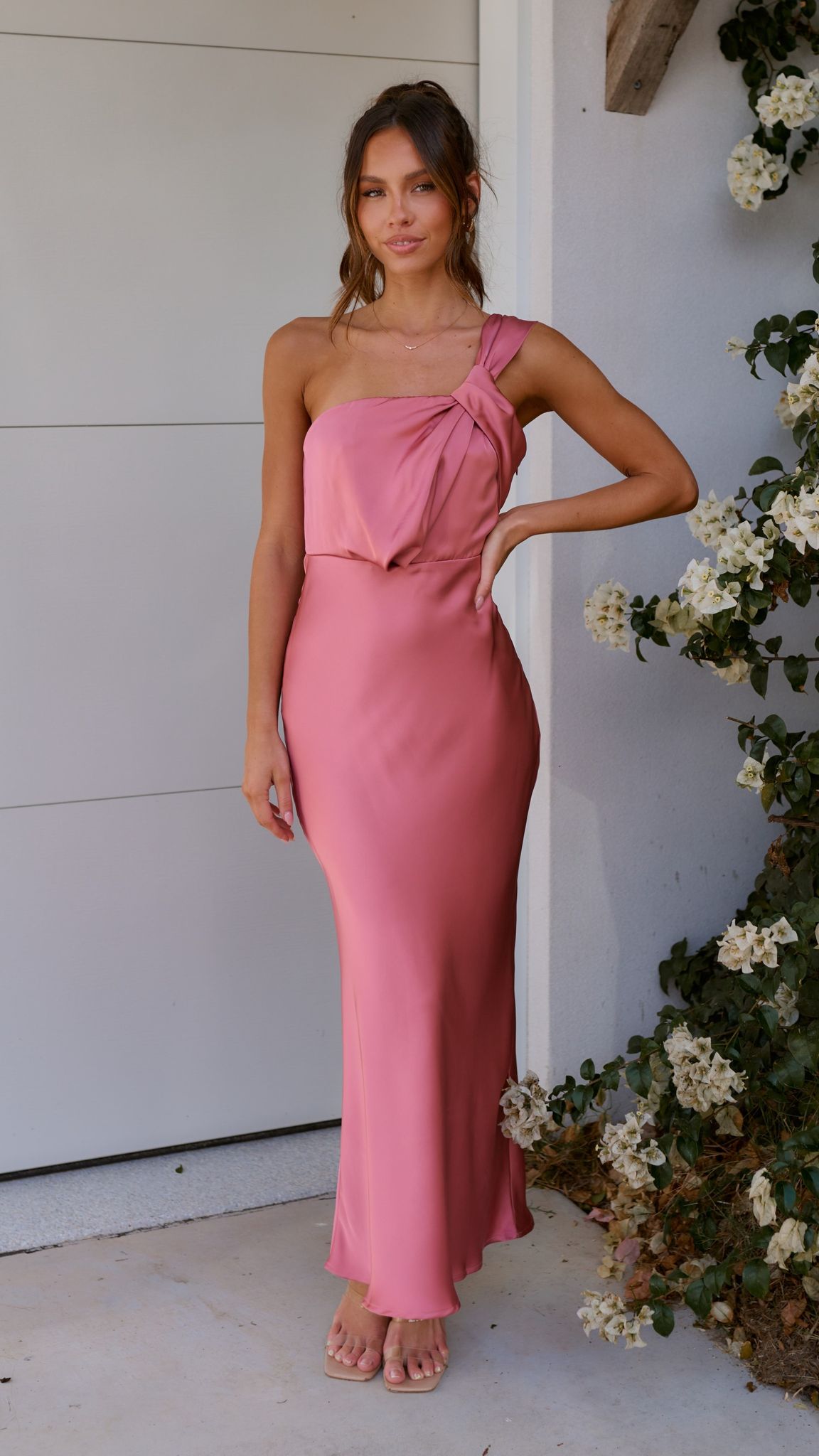 strapless open back dress Mauri Bartolomco 53141-1 Alligator Derby Shoes Pink (Special Order) main image 0