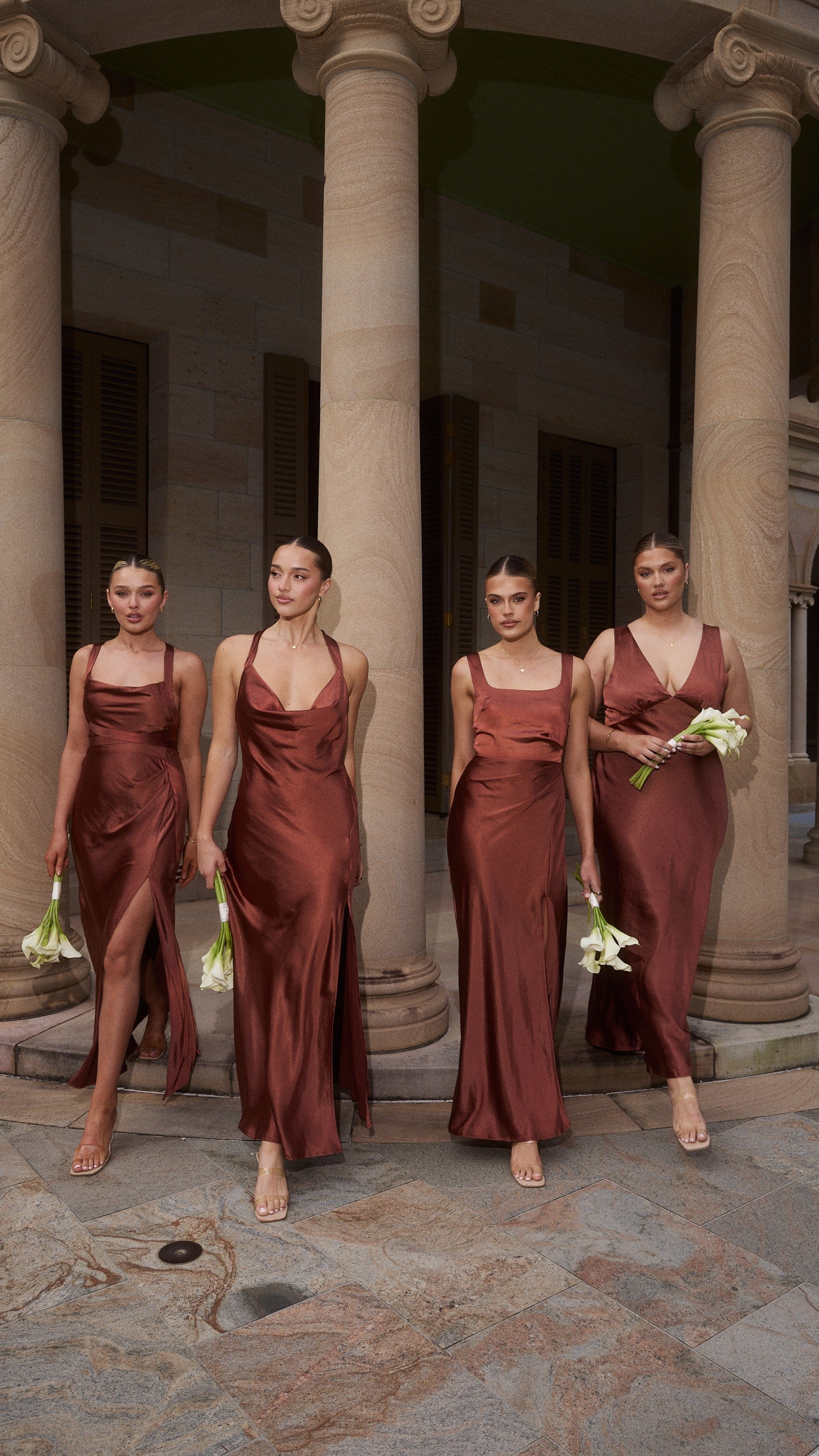 Sofia Maxi Dress - Rust - Billy J