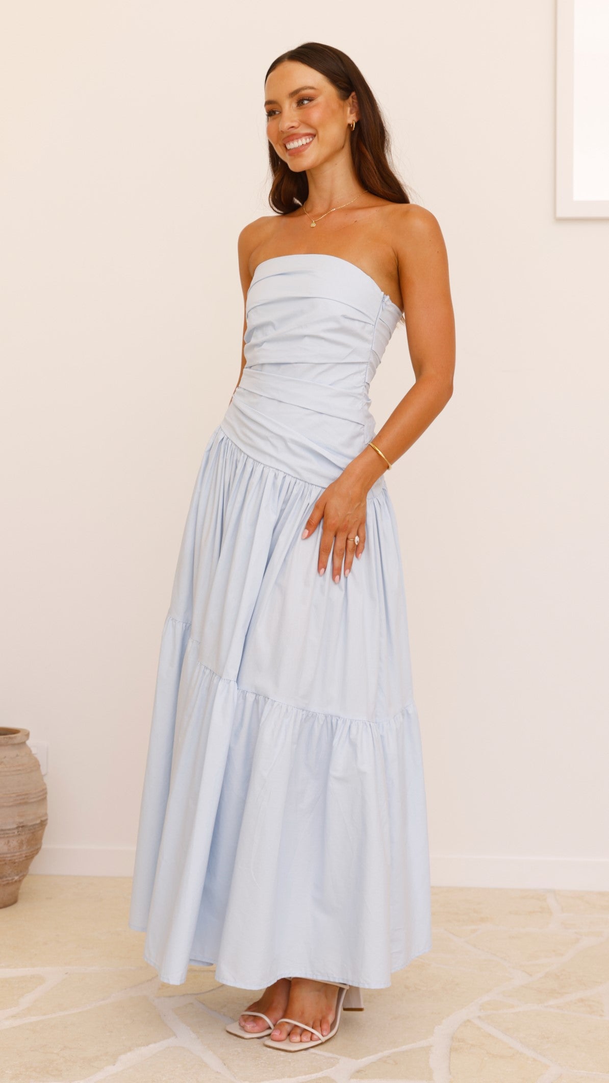 Lola Maxi Dress - Blue - Billy J