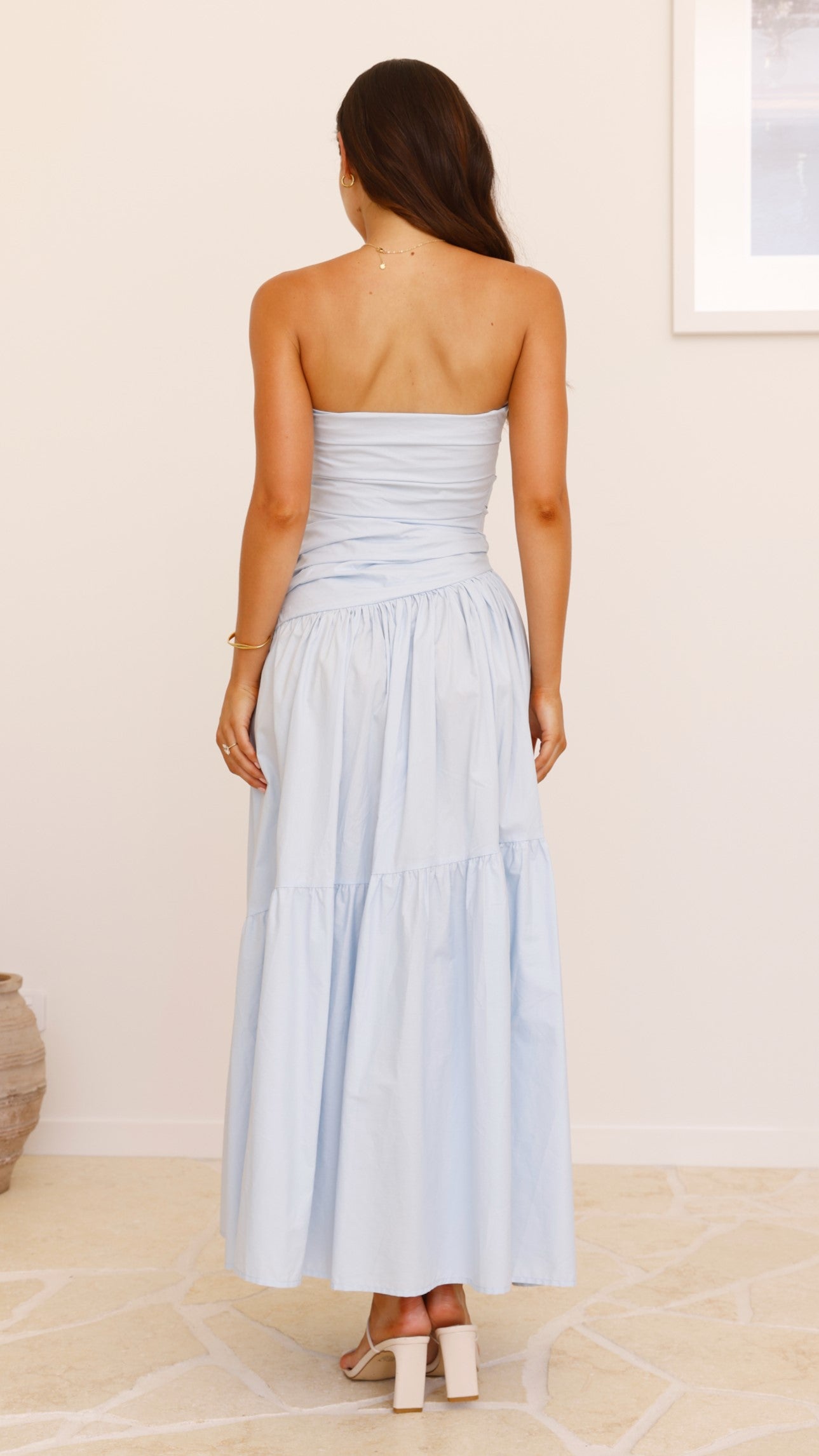 Lola Maxi Dress - Blue - Billy J