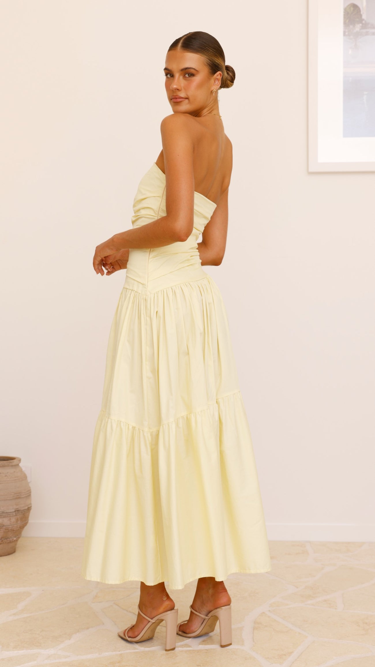 Lola Maxi Dress - Yellow - Billy J