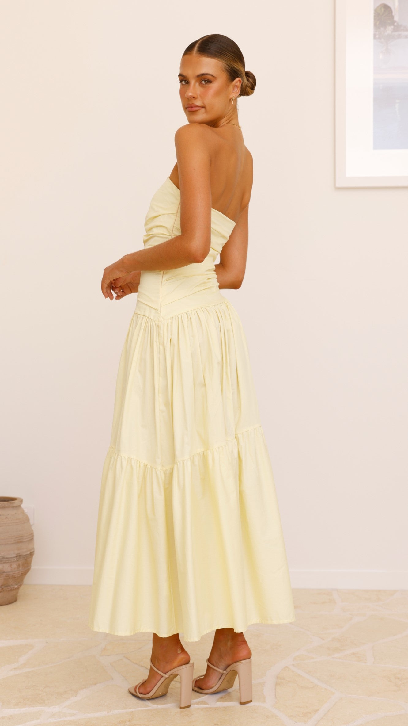 Lola Maxi Dress - Yellow - Billy J