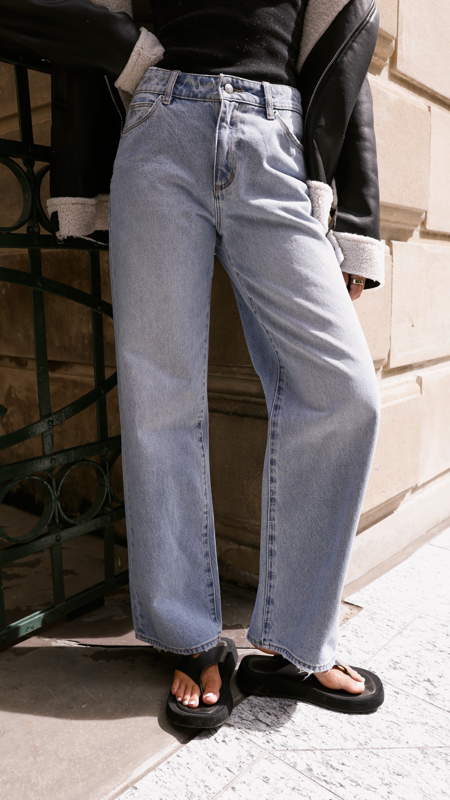 Rollas Kate Baggy Jean - Breezy Blue - Billy J