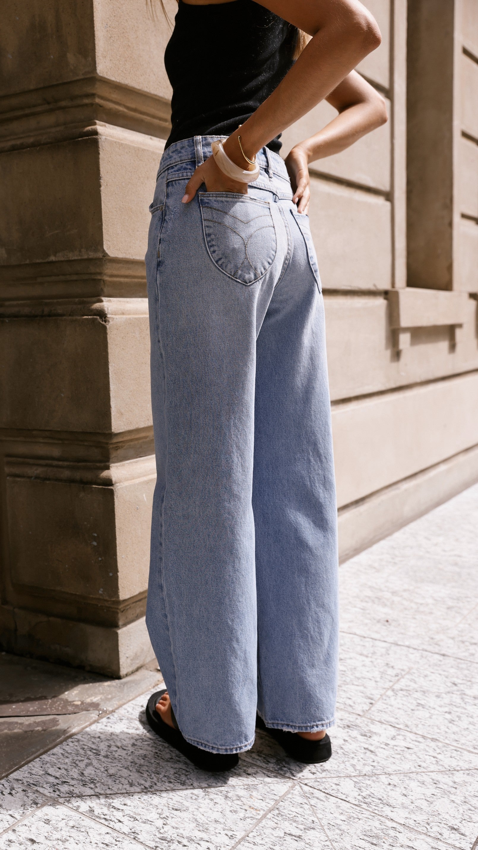 Rollas Kate Baggy Jean - Breezy Blue - Billy J