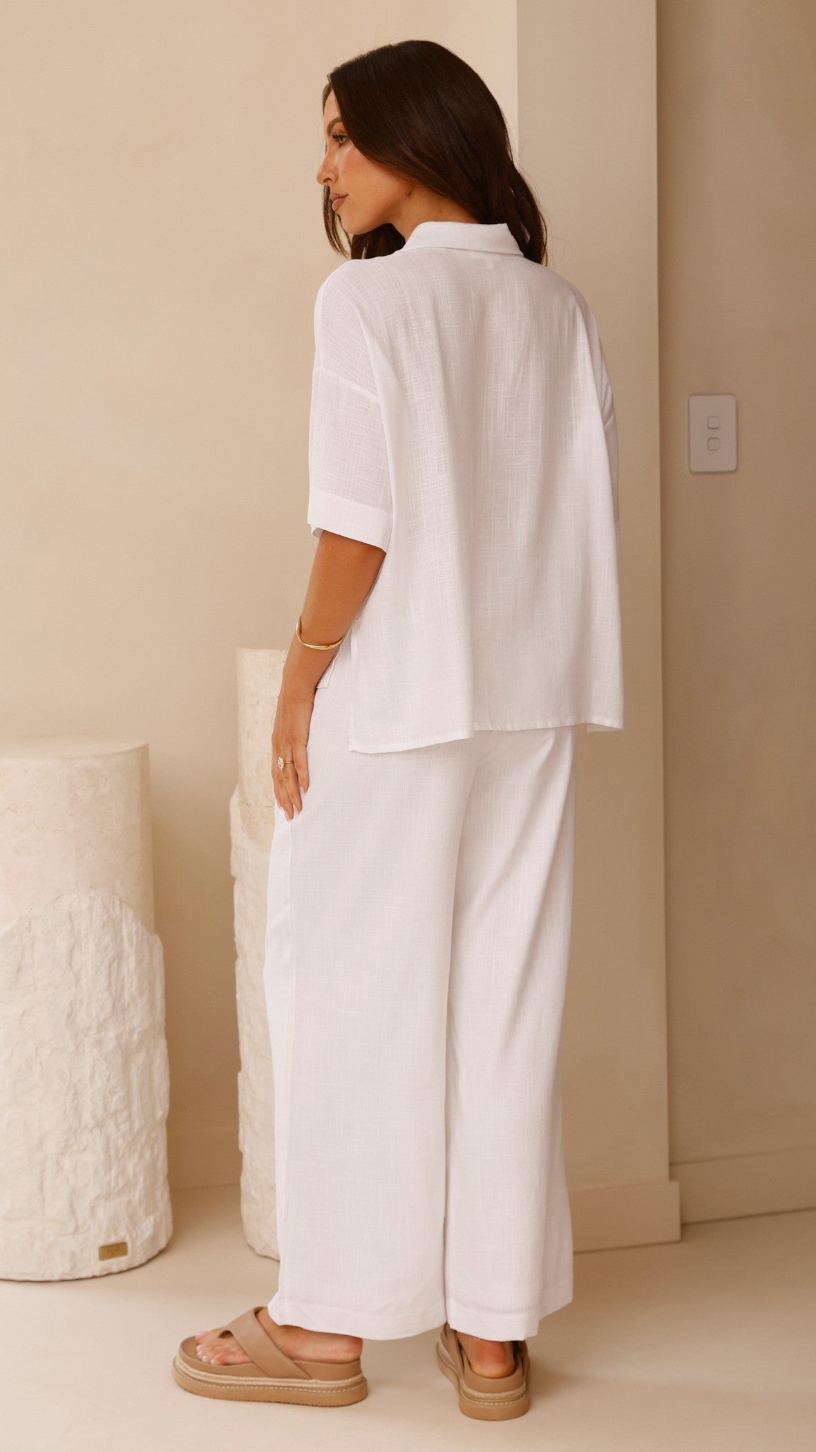 Louise Top - White - Billy J