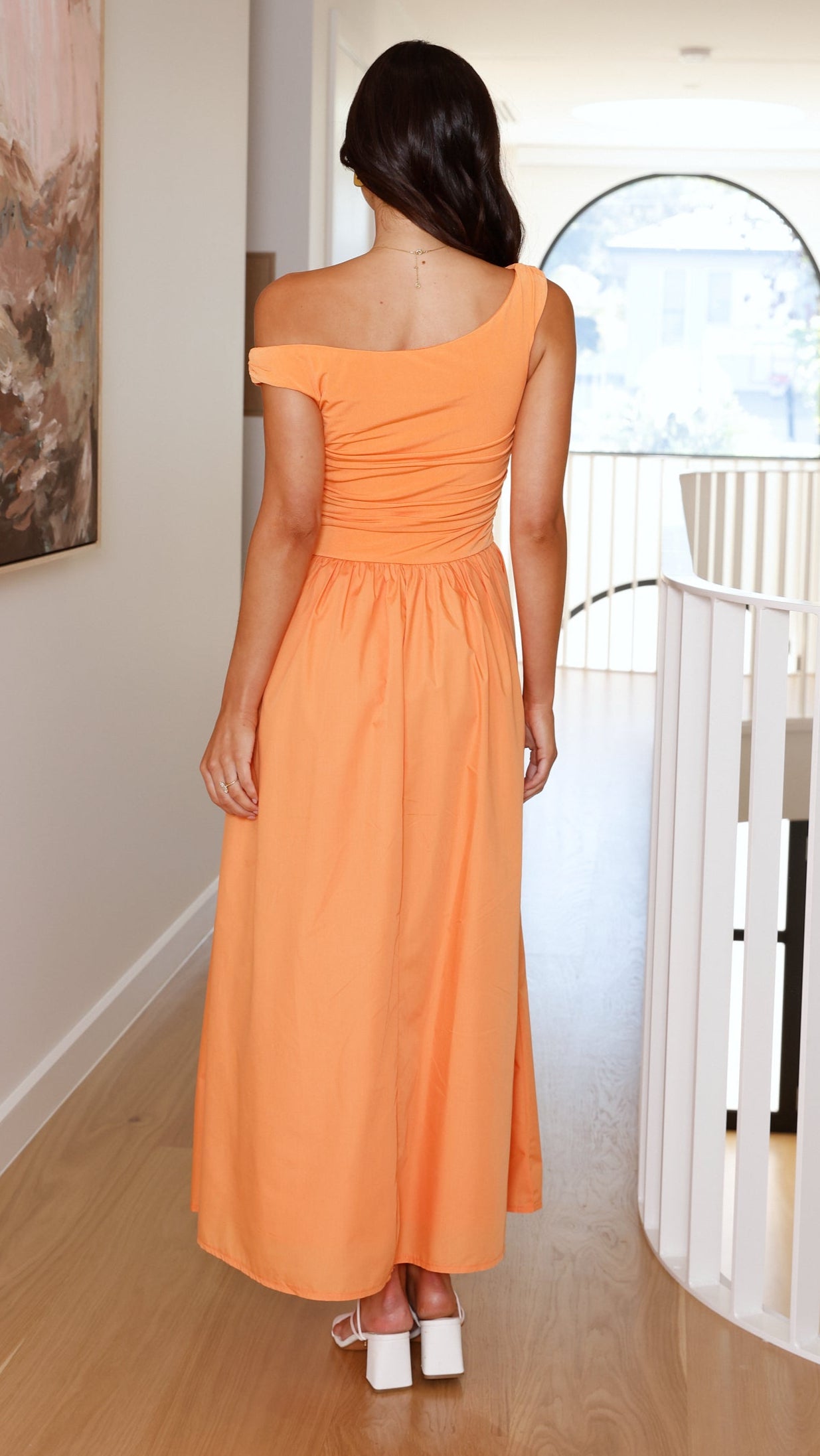 Immy Midi Dress - Melon - Billy J