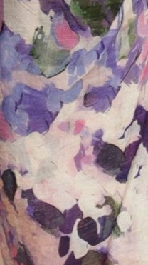 Jemma Long Sleeve Mini Dress - Purple Abstract - Billy J