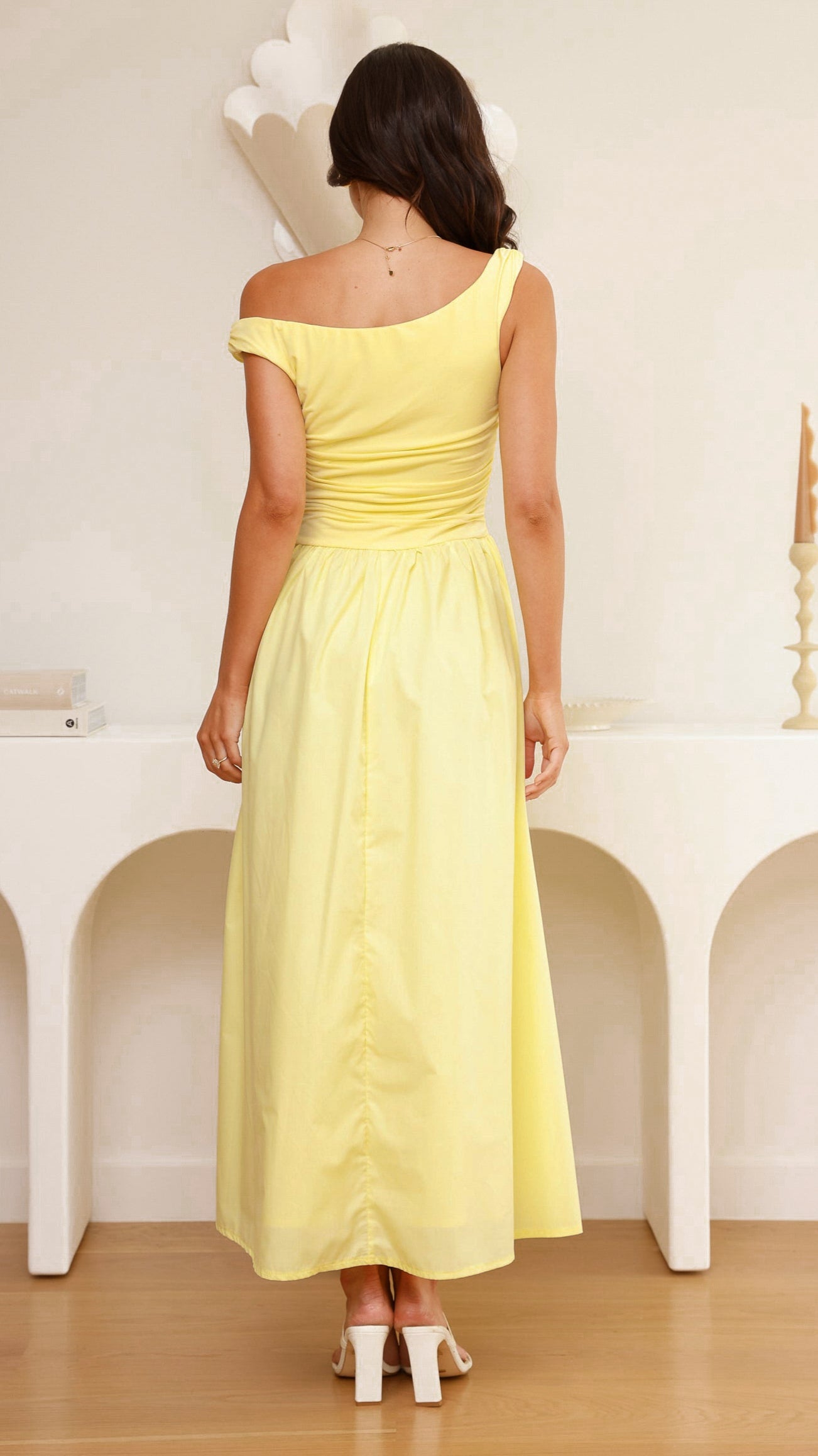 Immy Midi Dress - Yellow - Billy J