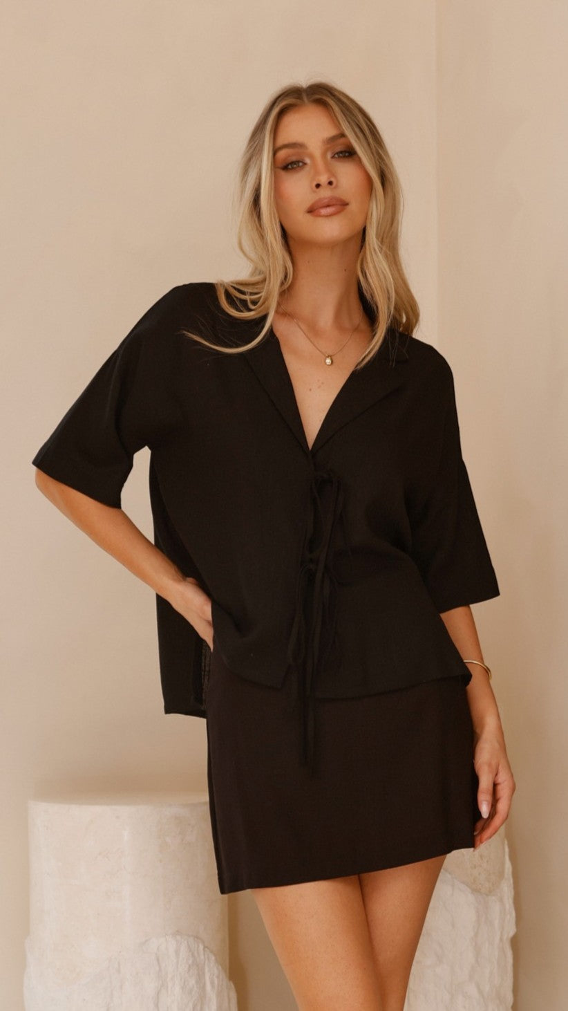 Louise Top - Black - Billy J