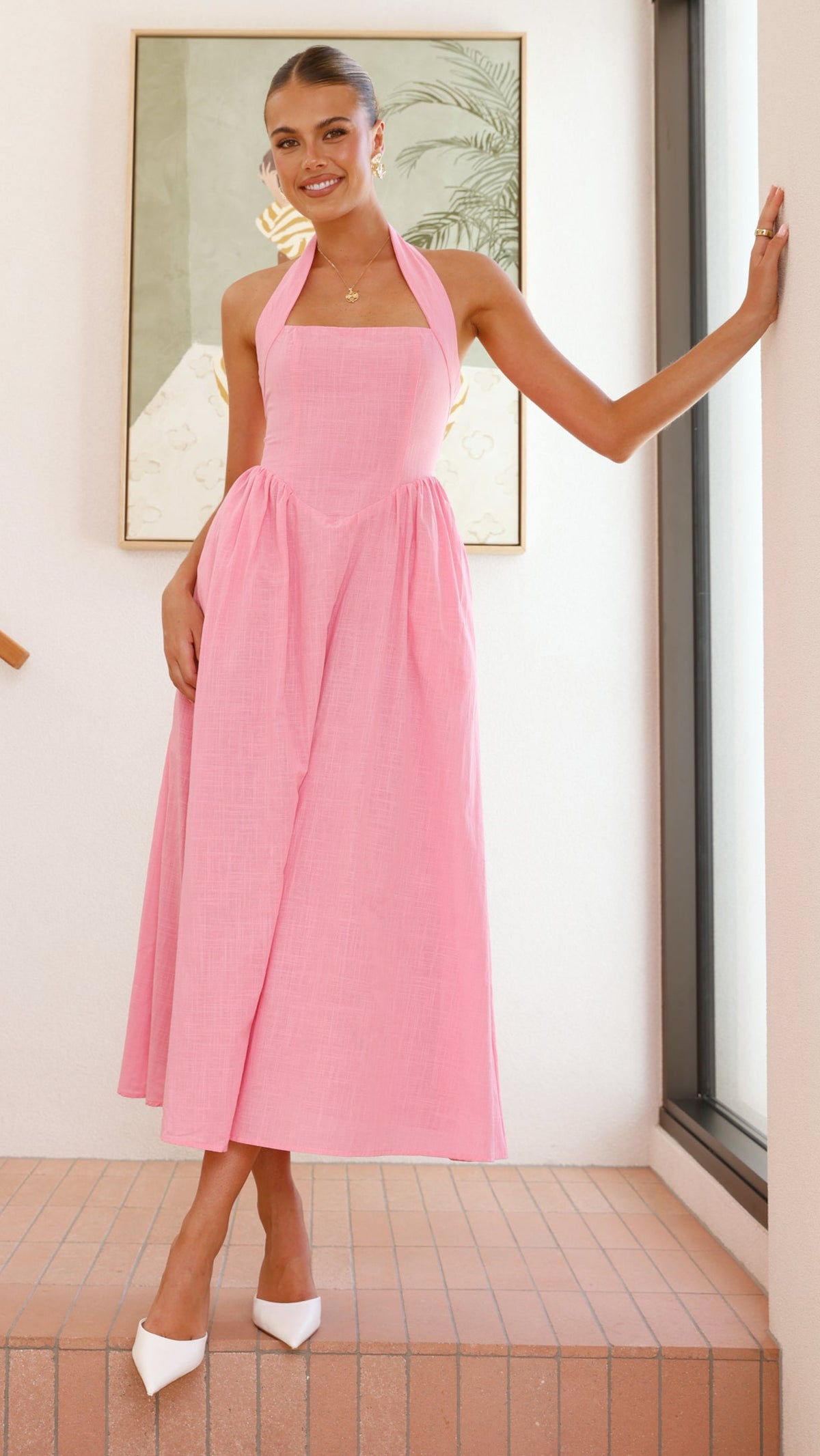 billy j caden maxi dress 6 / Cobalt Blue