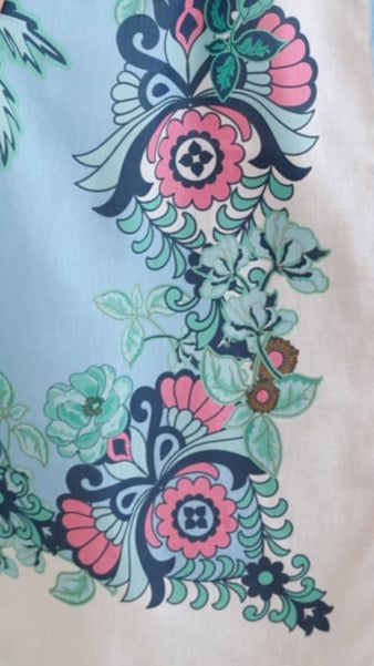 Dali Mini Dress - Island Bloom Blue - Billy J
