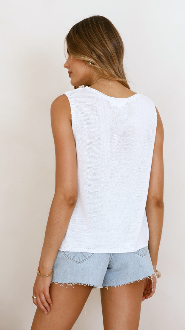 Fareeda Top - White - Billy J