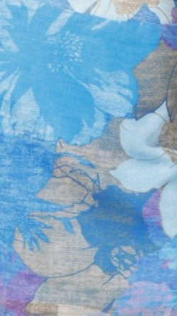 Rixie Crop Top - Blue Floral - Billy J