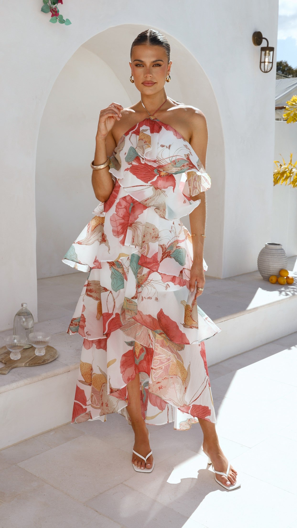 Soho Maxi Dress - Blush Lotus - Billy J