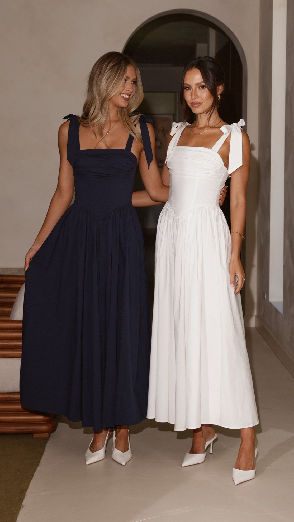 Haisley Maxi Dress - White - Billy J